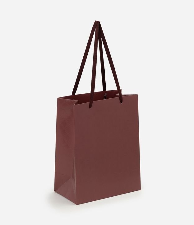 Bolsa de Regalo Pequeña en Papel con Gofragem Arabesco