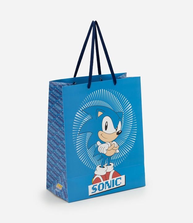 Bolsa de Regalo con Estampa Temática Sonic