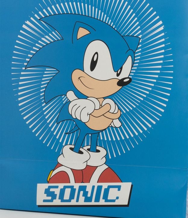 Bolsa de Regalo con Estampa Temática Sonic 2