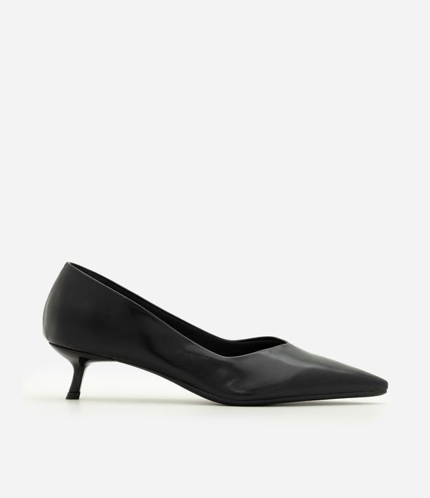 Zapato Tacones en PU con Salto Kitten Heel
