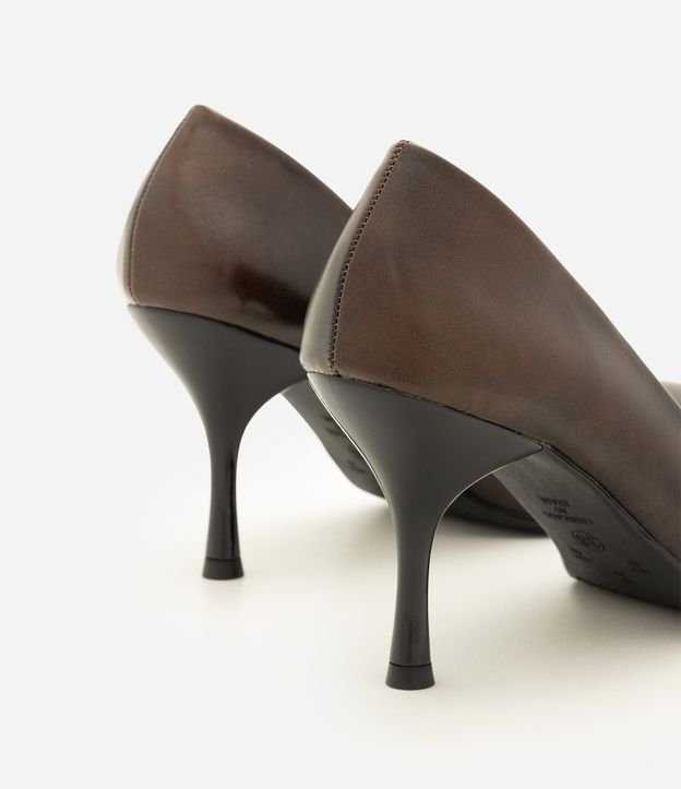 Zapato Tacones en PU con Punta Fina 3