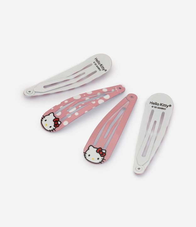 Kit 4 Pinza para el Pelo Infantil Hello Kitty - Talle Único 2
