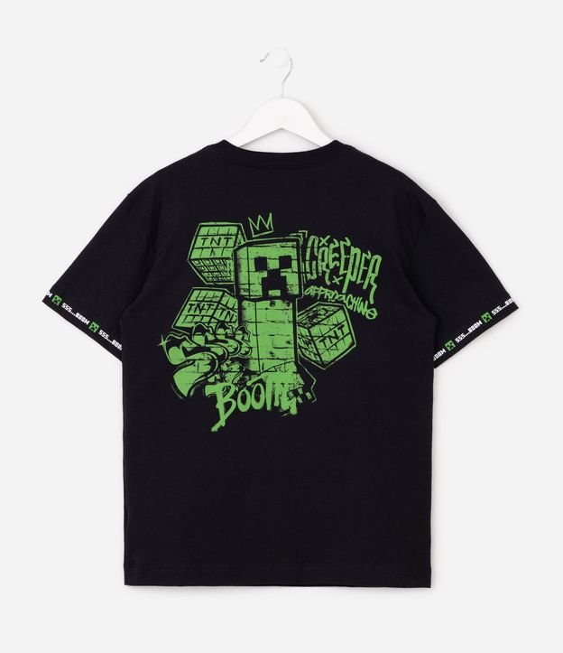 Remera Infantil en Algodón con Estampado Minecraft - Talle 5 a 14 años 3