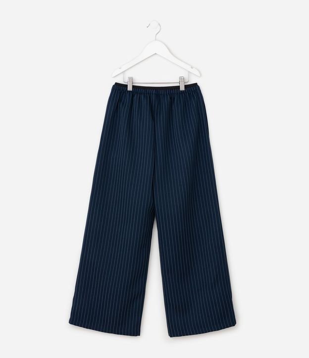 Pantalón Wide Infantil en Sastre con Raya de Tiza – Talle 5 a 16 años 4