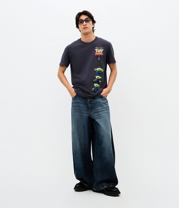 Remera Comfort en Algodón con Estampado Toy Story Alien 2