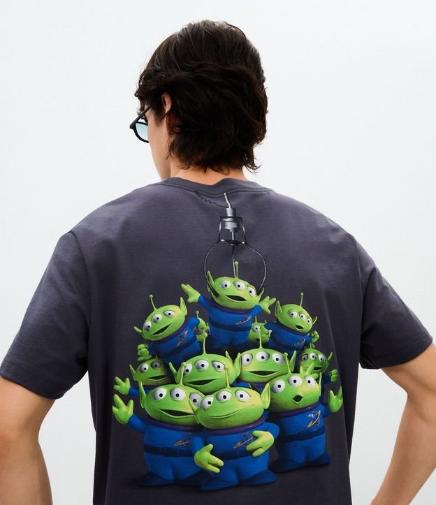 Remera Comfort en Algodón con Estampado Toy Story Alien 3