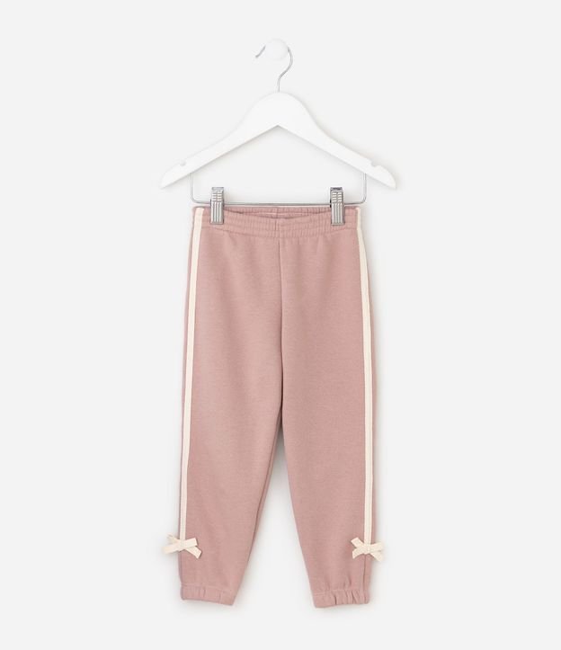 Pantalón Jogger Infantil con Recortes y Moñitas – Talle 1 a 6 años 2