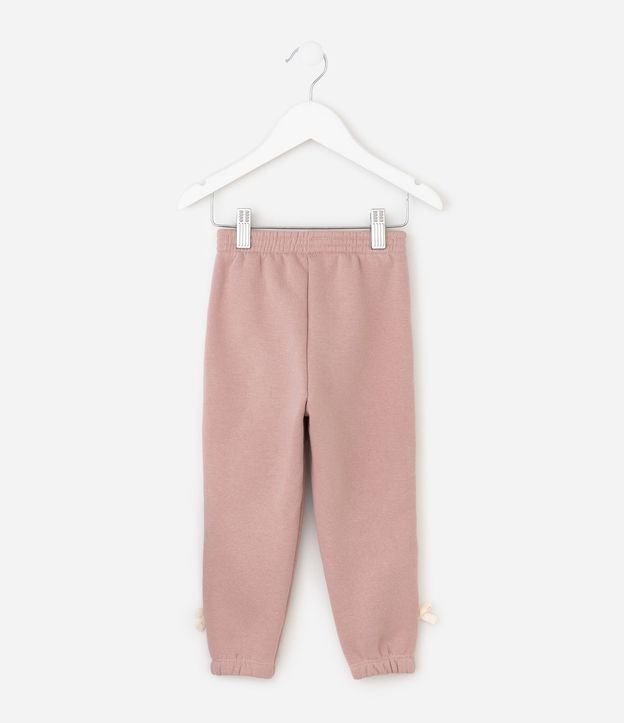 Pantalón Jogger Infantil con Recortes y Moñitas – Talle 1 a 6 años 3