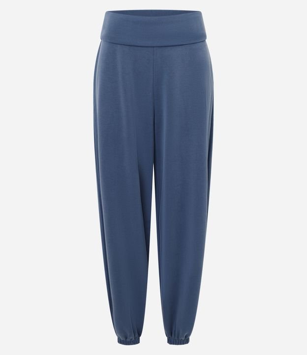 Pantalón Aladim en Microfibra con Cintura Ancha