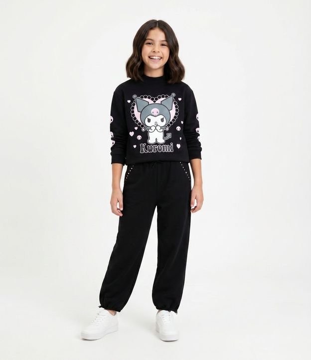 Pantalón Parachute Infantil en Algodón con Tachuelas – Talle 5 a 16 años