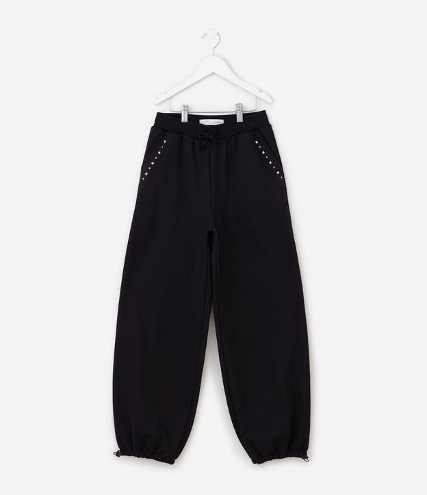 Pantalón Parachute Infantil en Algodón con Tachuelas – Talle 5 a 16 años 2
