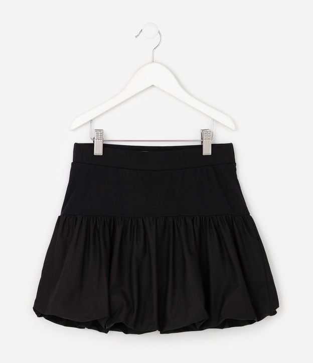 Short Pollera Infantil Balonê en Tricolina - Talle 5 A 16 años