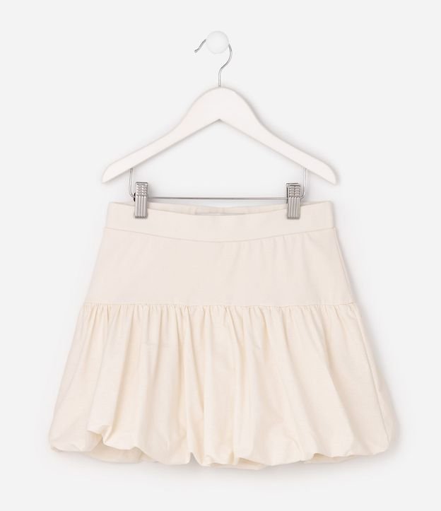Short Pollera Infantil Balonê en Tricolina - Talle 5 A 16 años 2