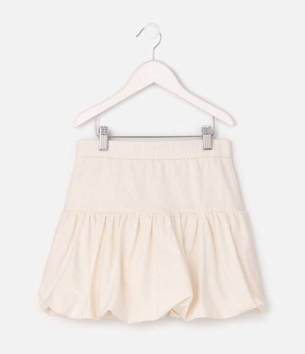 Short Pollera Infantil Balonê en Tricolina - Talle 5 A 16 años 3