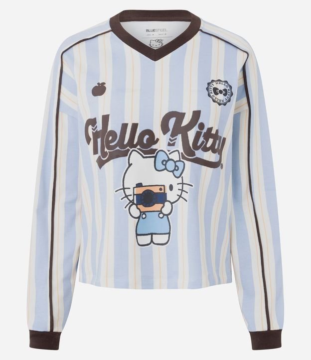 Blusa en Algodón Hello Kitty Rayada 5