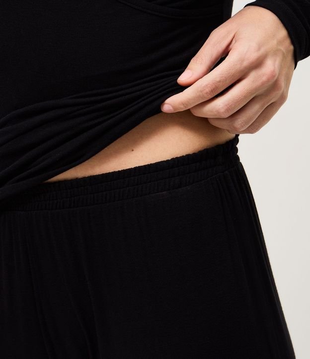 Pijama Largo en Flame con Transparencia 3
