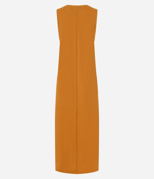 Vestido Midi en Piquet con Bolsillos 6