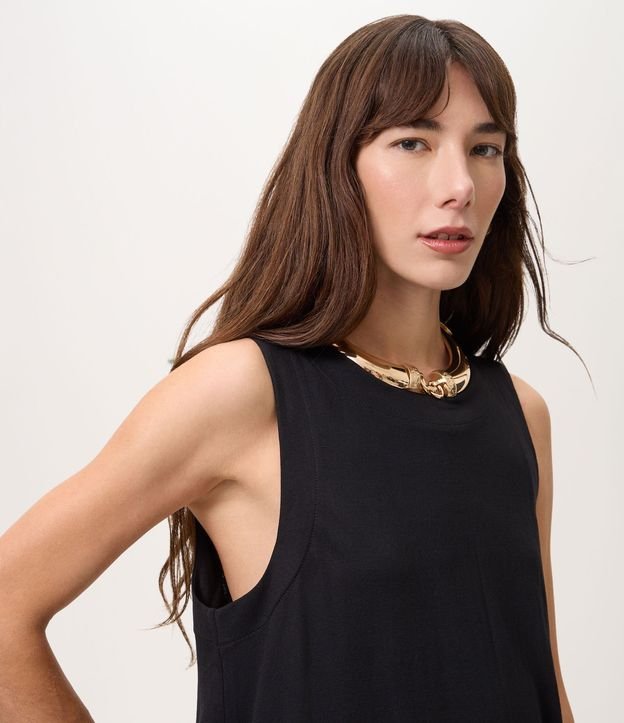 Vestido Midi en Piquet con Bolsillos 3
