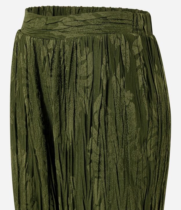 Pantalón Wide Leg con Textura Plissada 6
