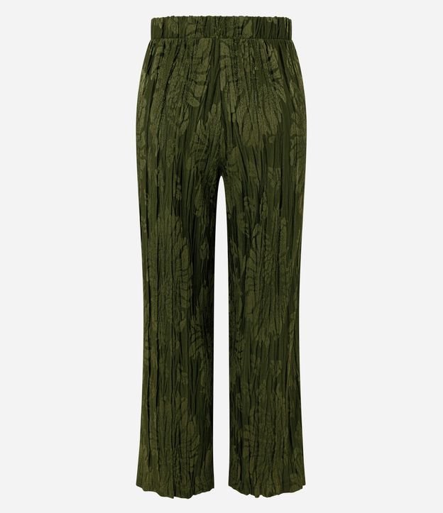 Pantalón Wide Leg con Textura Plissada 7