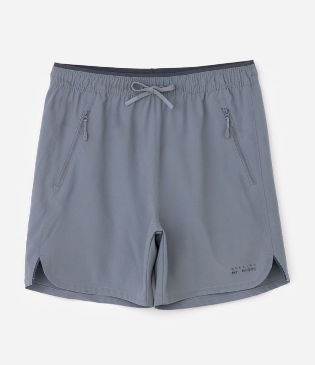 Bermuda Deportiva en Ripstop con Bolsillos Funcionales y Estampa Localizada 6