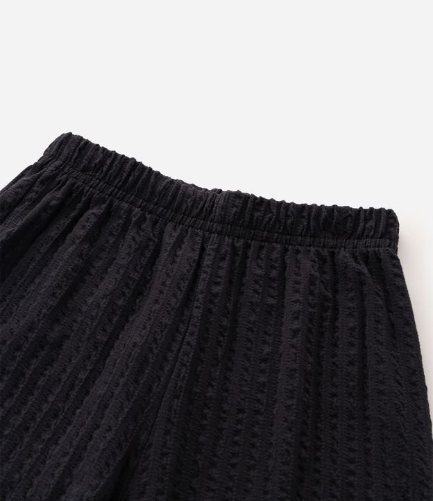 Pantalón Wide Infantil en Algodón Texturizada - Talle 5 a 16 años 5