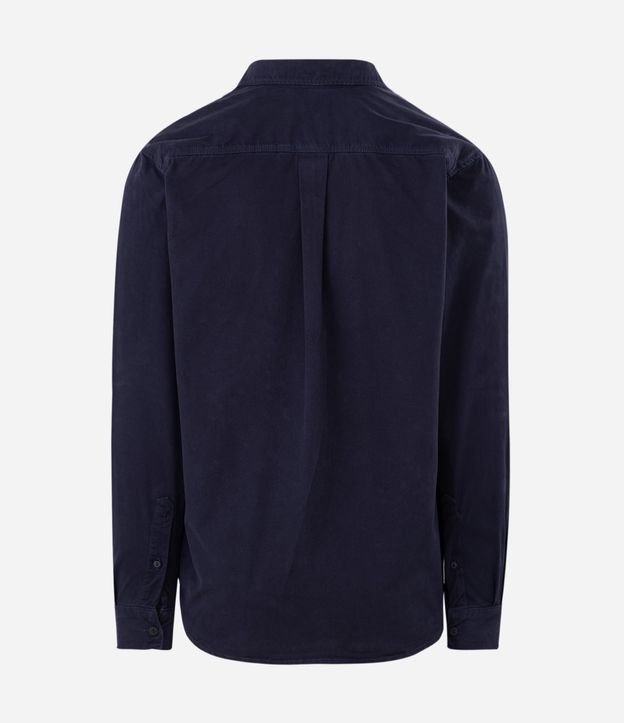 Camisa Comfort en Algodón con Bolsillos Solapa y Abotonado 3
