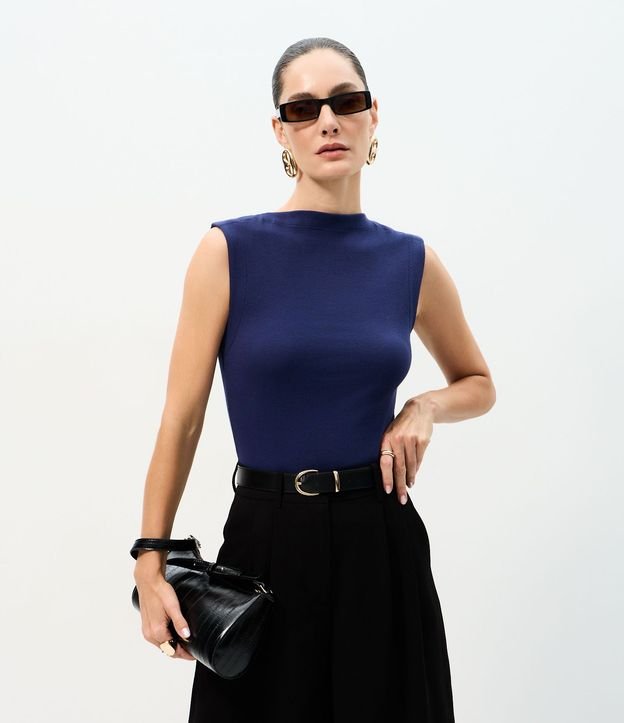 Blusa en Algodón con Escote Bote