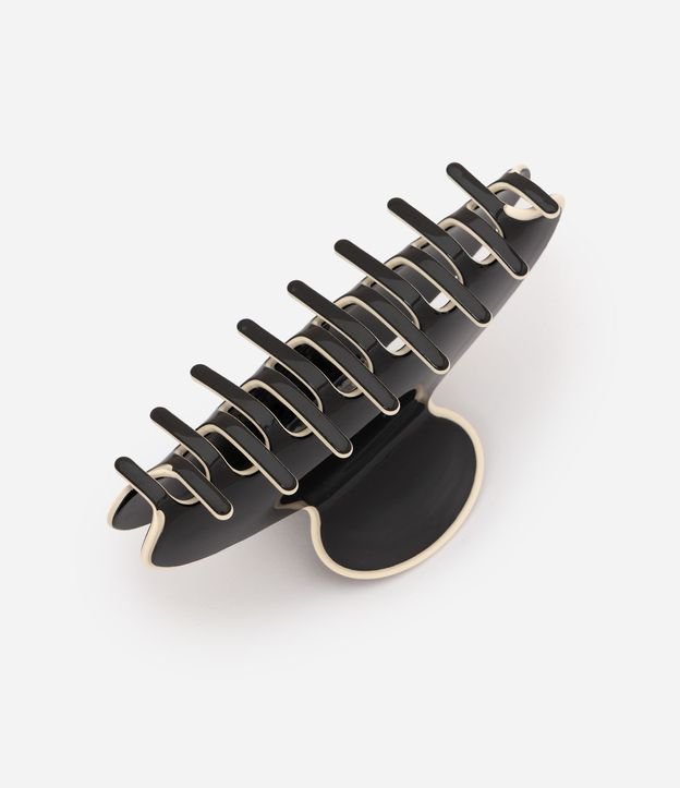 Pinza para el Pelo Grande con Acabado Contrastante 2
