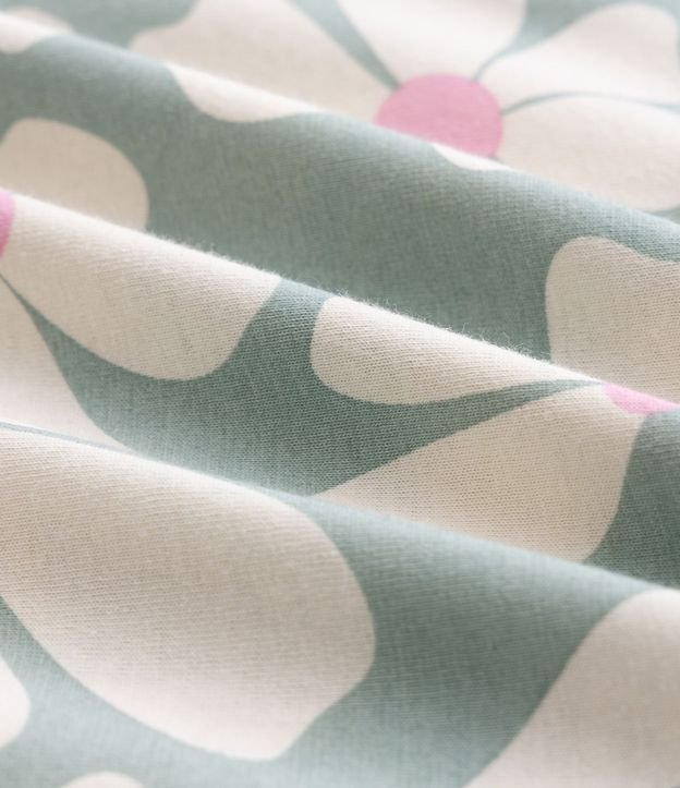 Vestido Marias Infantil con Estampa Floral y Recorte – Talle 5 a 16 años 3