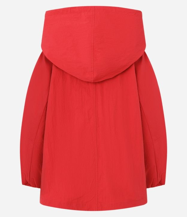Campera Oversized Leve con Capucha y Mangas Balonê 5
