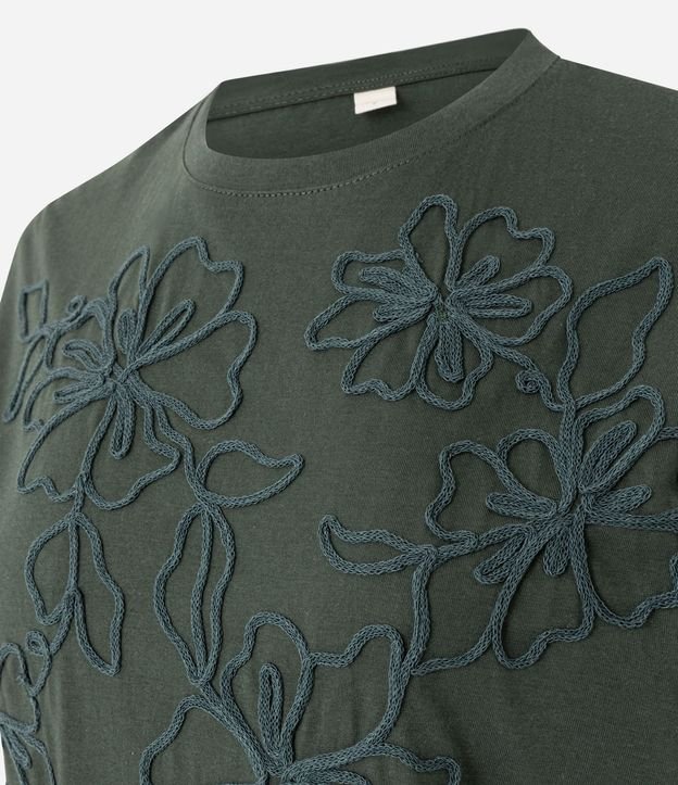 Blusa en Algodón con Bordado de Flor 6