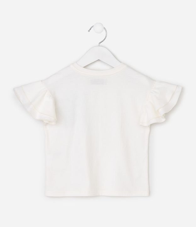 Blusa Infantil con Volados y Bordado Floral – Talle 1 a 6 años 3