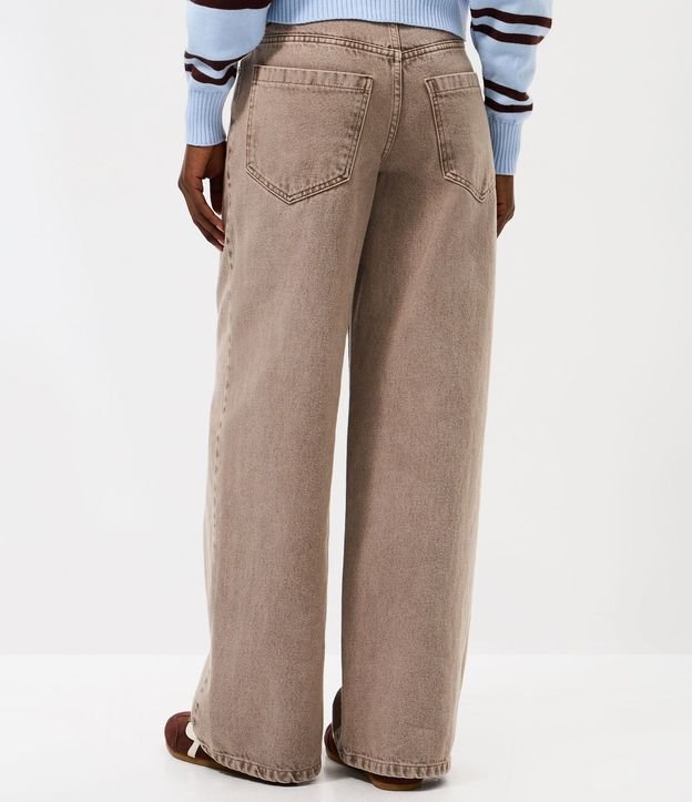 Pantalón Recto Loose en Sarga con Bolsillos 4