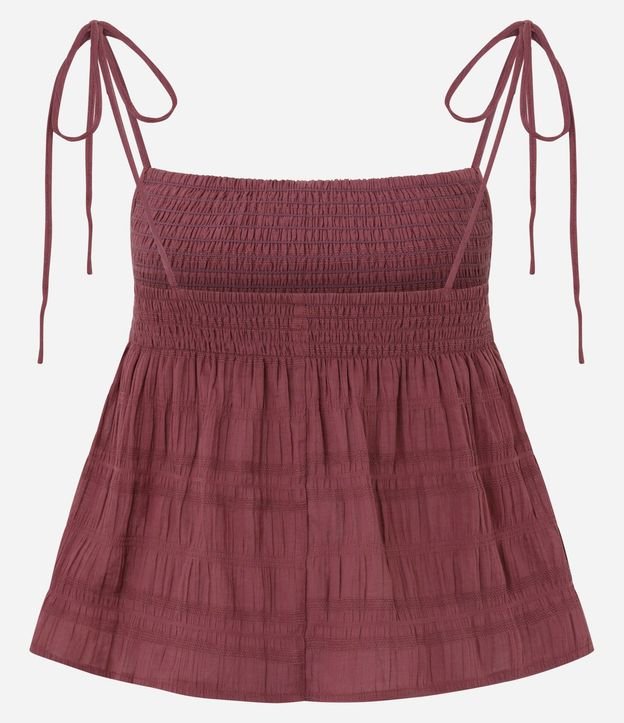 Blusa con Breteles en Cotton con Lastex y Lazo 3
