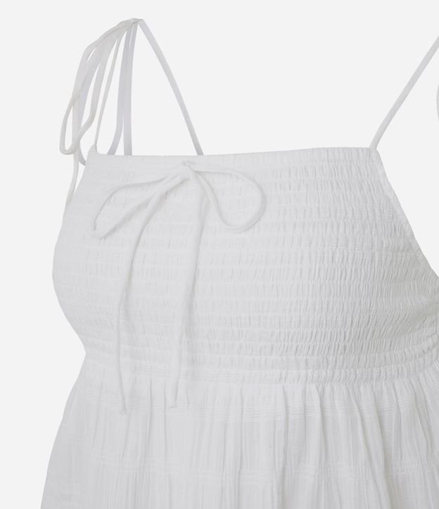 Blusa con Breteles en Cotton con Lastex y Lazo 2