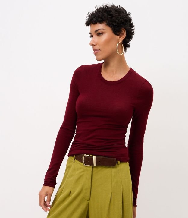 Blusa Justa Alargada en Punto