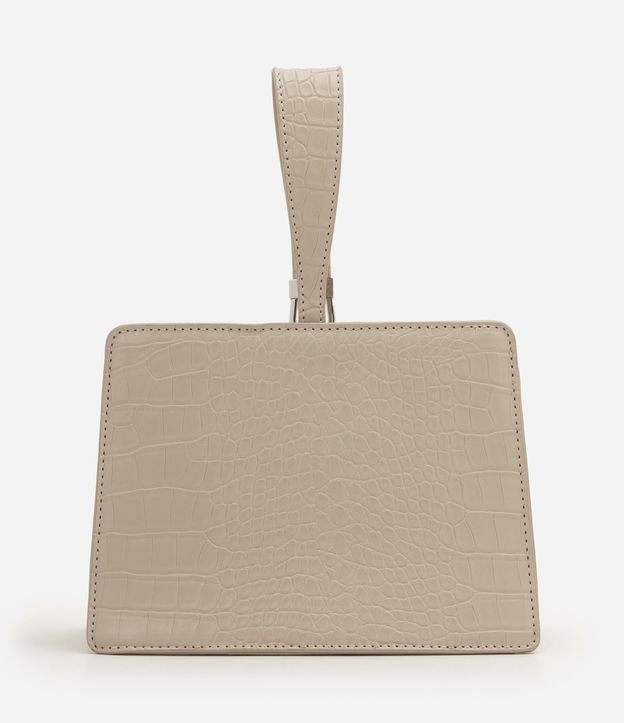 Cartera de Mano en PU con Textura Crocco 3
