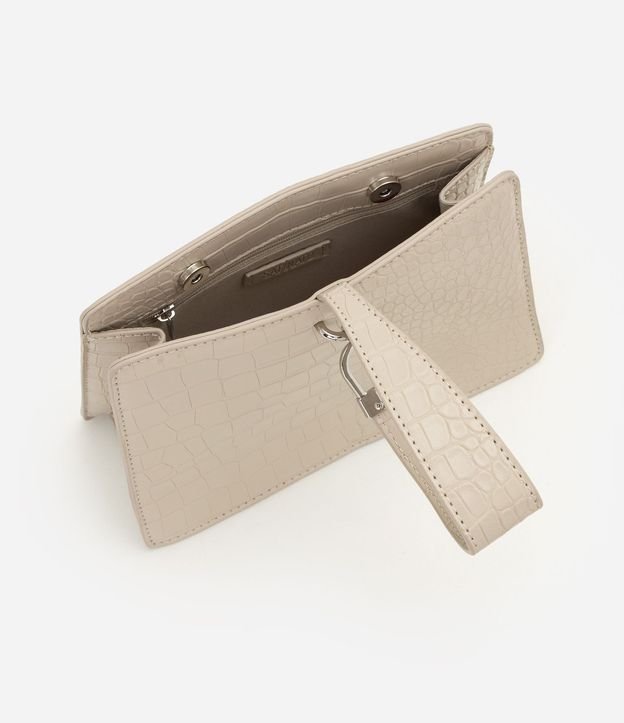 Cartera de Mano en PU con Textura Crocco 5