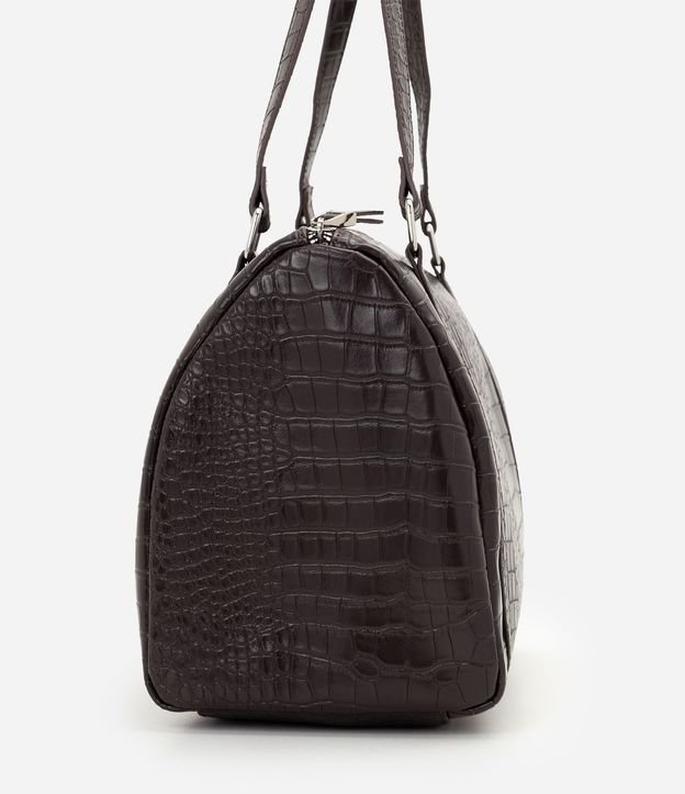 Cartera Bowling Grande en PU con Textura Crocco 2