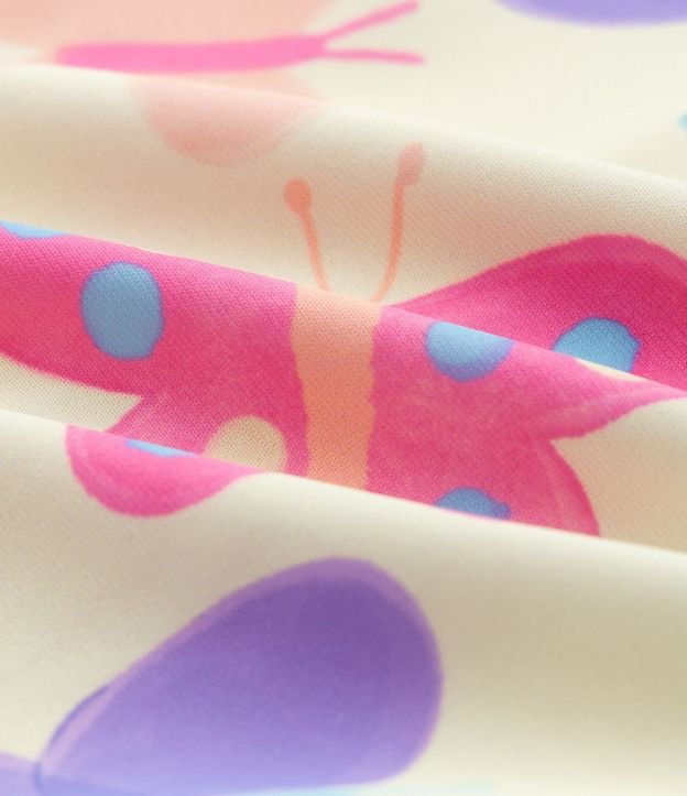 Malla Infantil con Estampado Fullprint Mariposas y Volados – Talle 1 a 12 años 3
