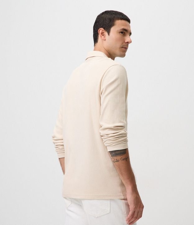 Remera Polo en Algodón Texturizado 3