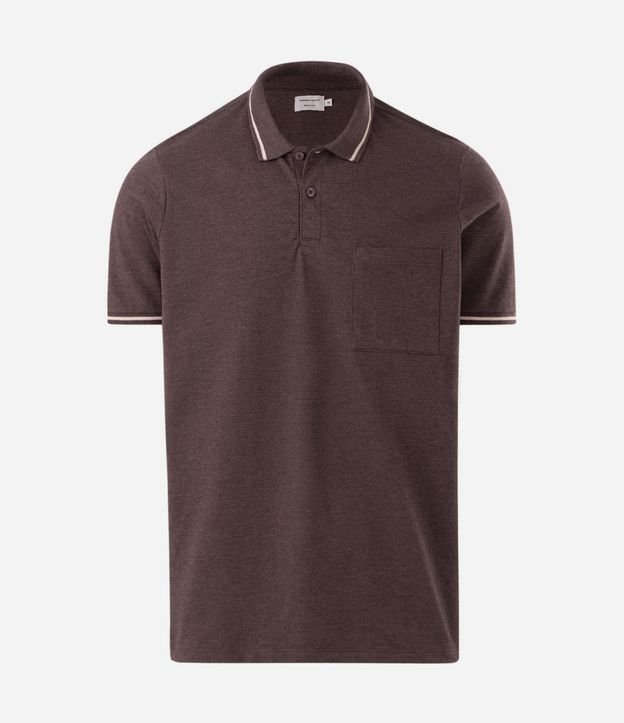 Polo Piquet con Bolsillo Masculina 4