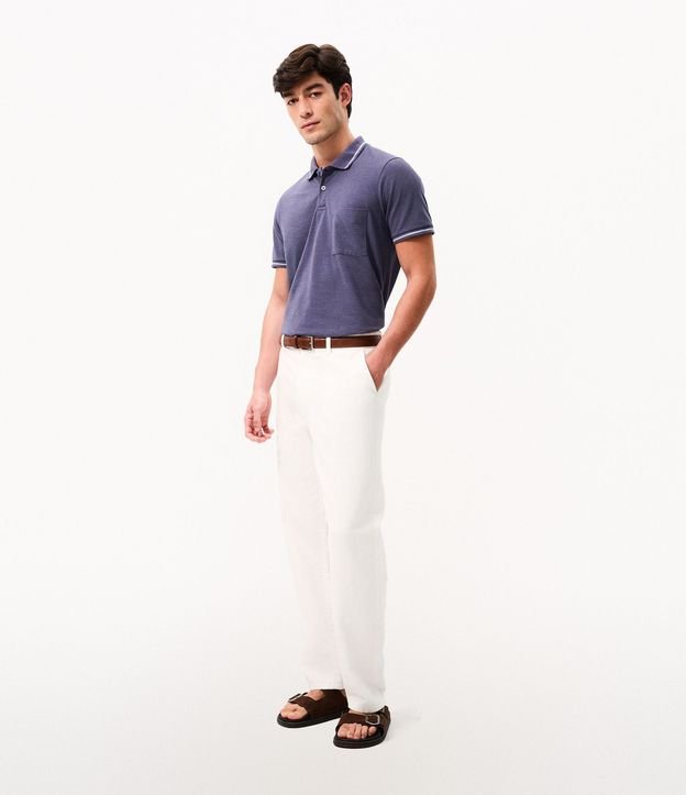 Polo Piquet con Bolsillo Masculina 2