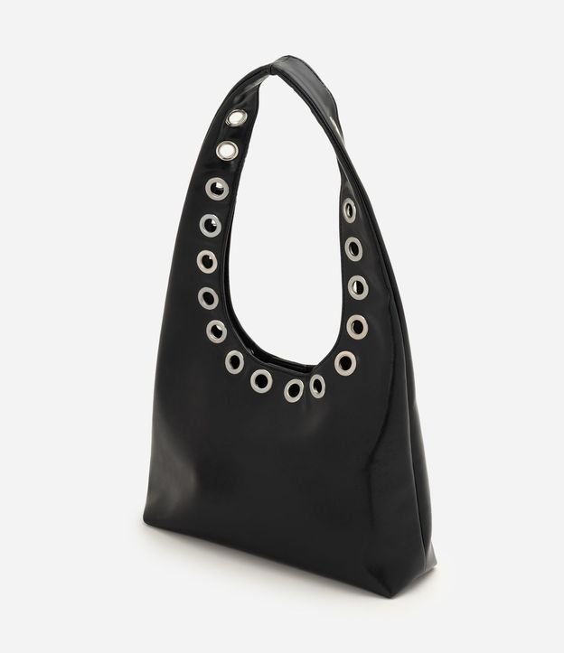 Cartera Hobo Mediana en PU con Ojales Metálicas 5