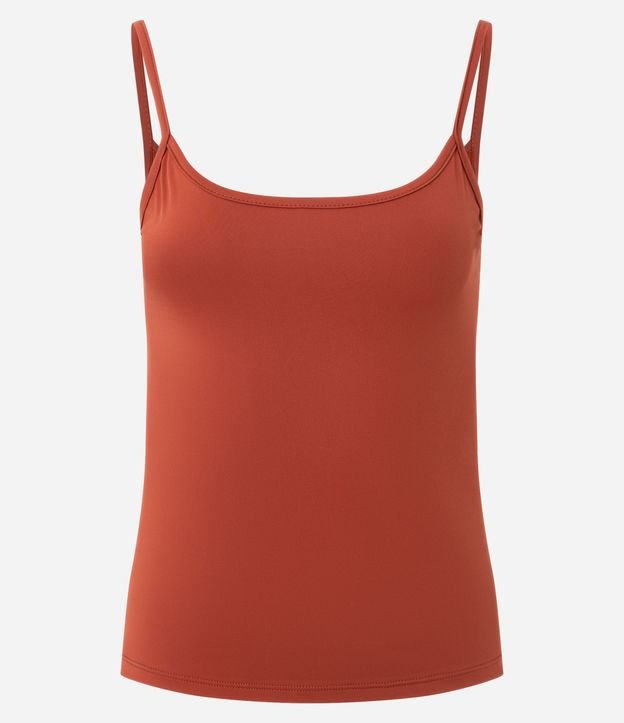 Blusa Musculosa Básica en Poliamida con Breteles Finos 5