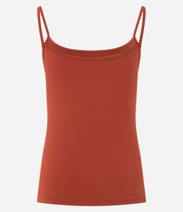Blusa Musculosa Básica en Poliamida con Breteles Finos 6