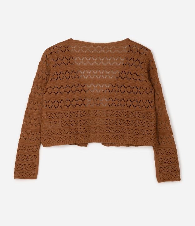 Saco en Punto Corto con Lazo Delantero Curve & Plus Size 6