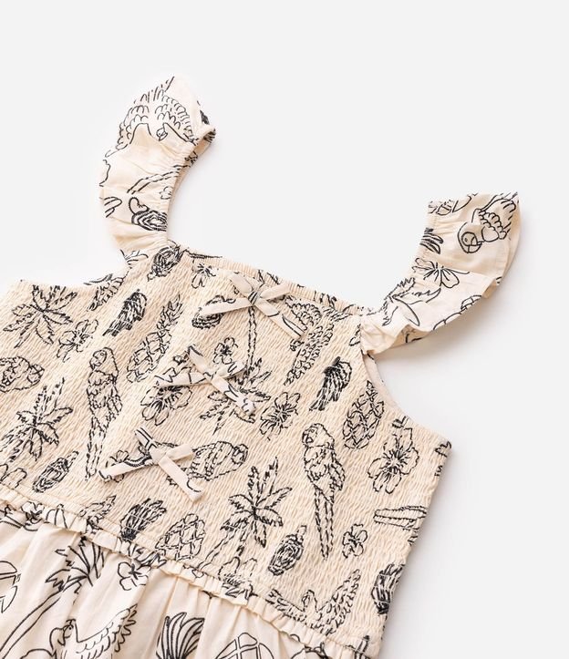 Enterito Infantil con Estampado Tropical - Talle 5 a 16 años 5
