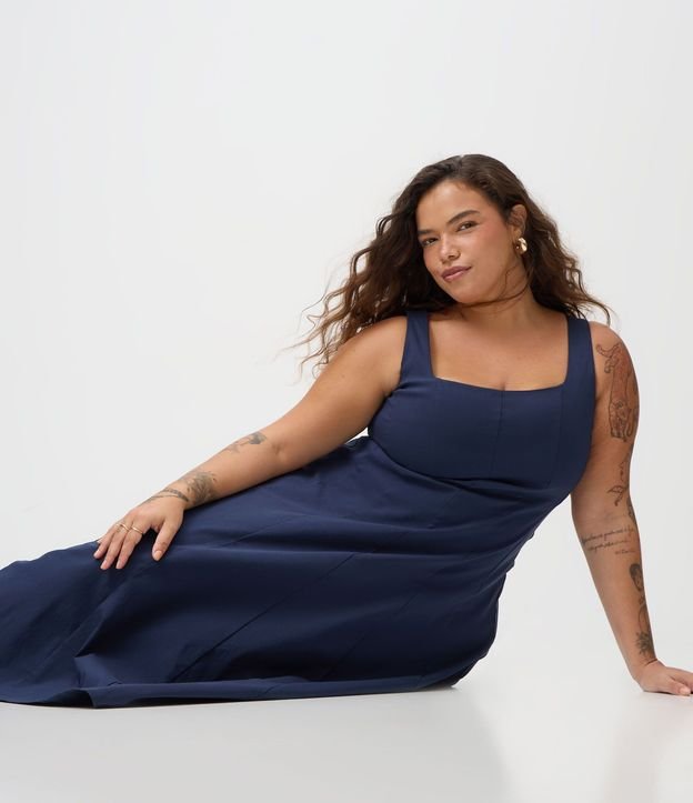 Vestido Evasê Midi en Bengalina Curve & Plus Size 2